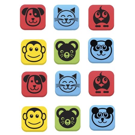 SWEETSUITE Magnetic Dry Animal Erasers - Assorted SW286330